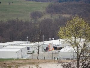 Refugee camp Lipa