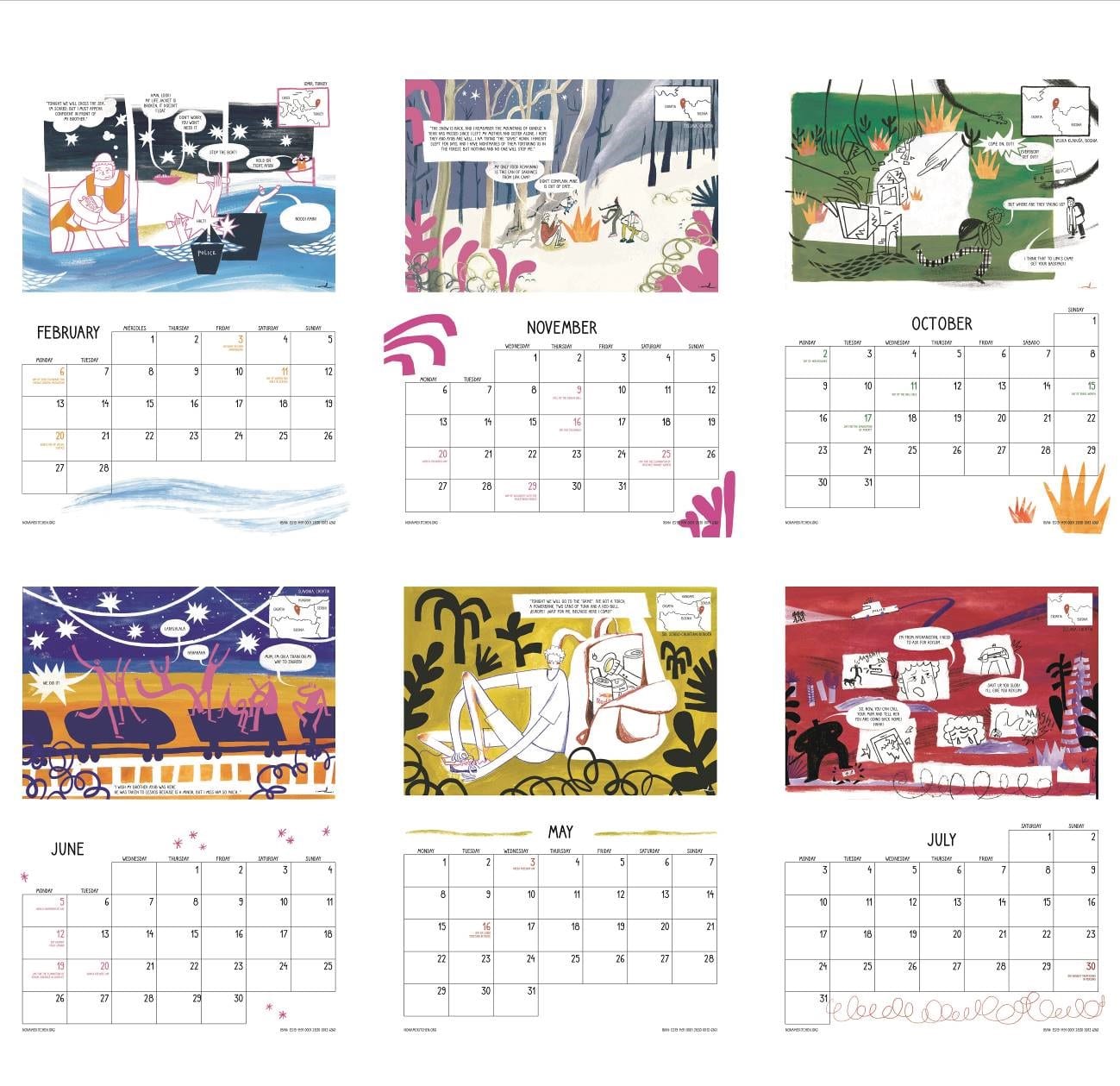 CALENDAR 2023 NO NAME KITCHEN ‘THE GAME OF SOULS’ No Name Kitchen