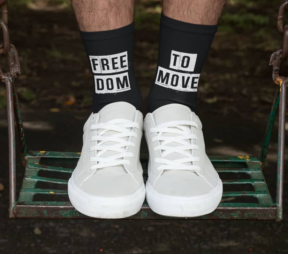 Socks “FREEDOM TO MOVE”