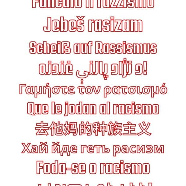 Libreta «F*UCK RACISM»